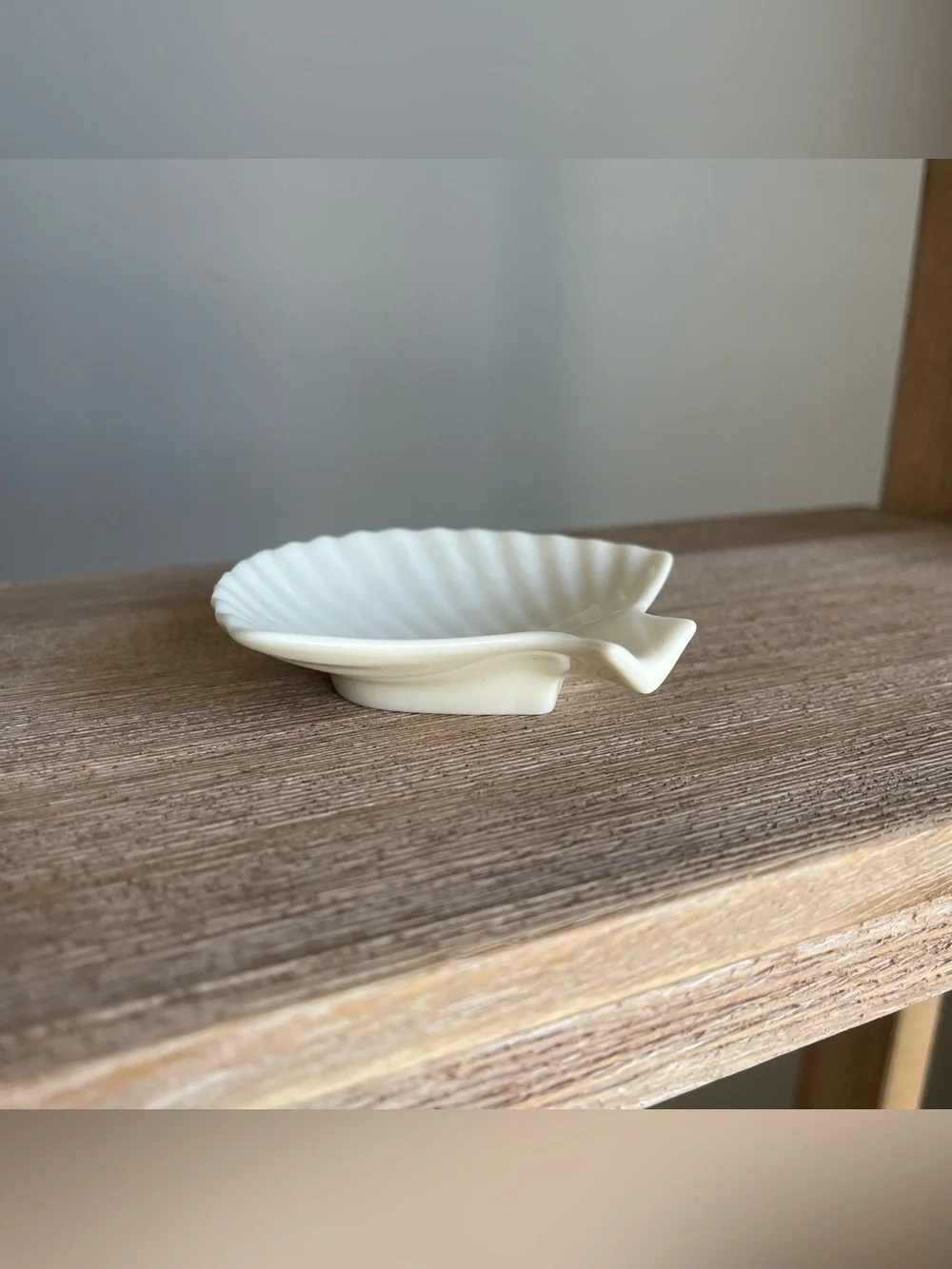 Vintage Set of 4 Lenox Nassau Ivory Seashell Dishes Mini 3.5” Coastal Trinket